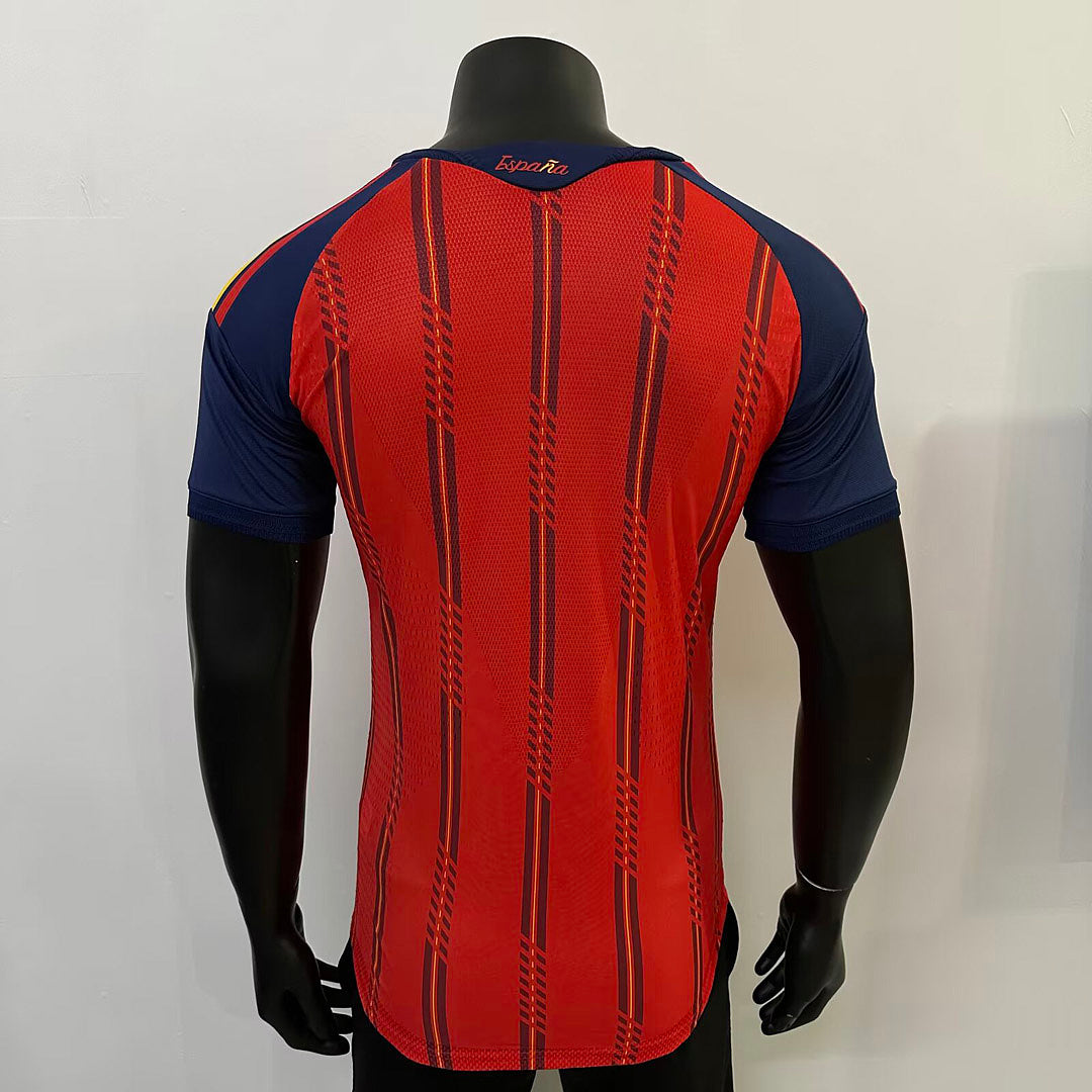Camiseta Fuego Selección Española local Player Edition - Vista delantera en maniquí