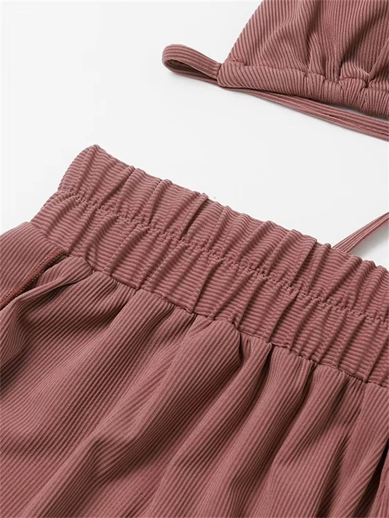 Cleo - Bikini push up cintura alta, vista frontal | OrigenNoble
