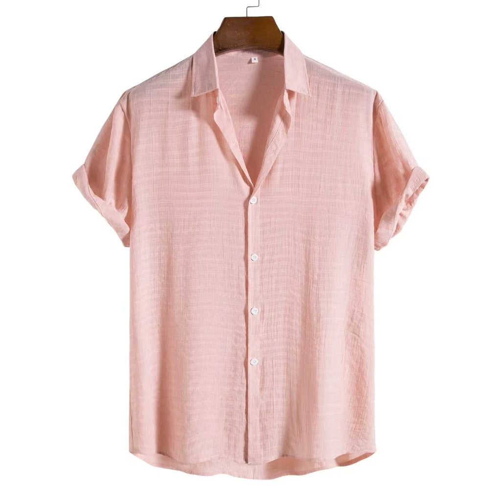 Pablo - Camisa de Lino y Algodón Casual